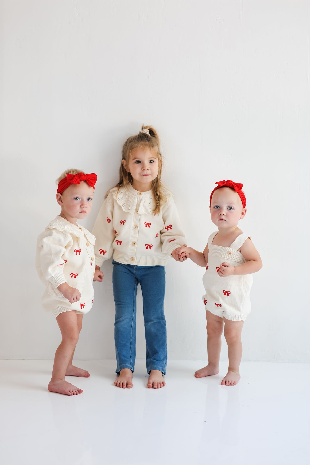Red Bow Romper