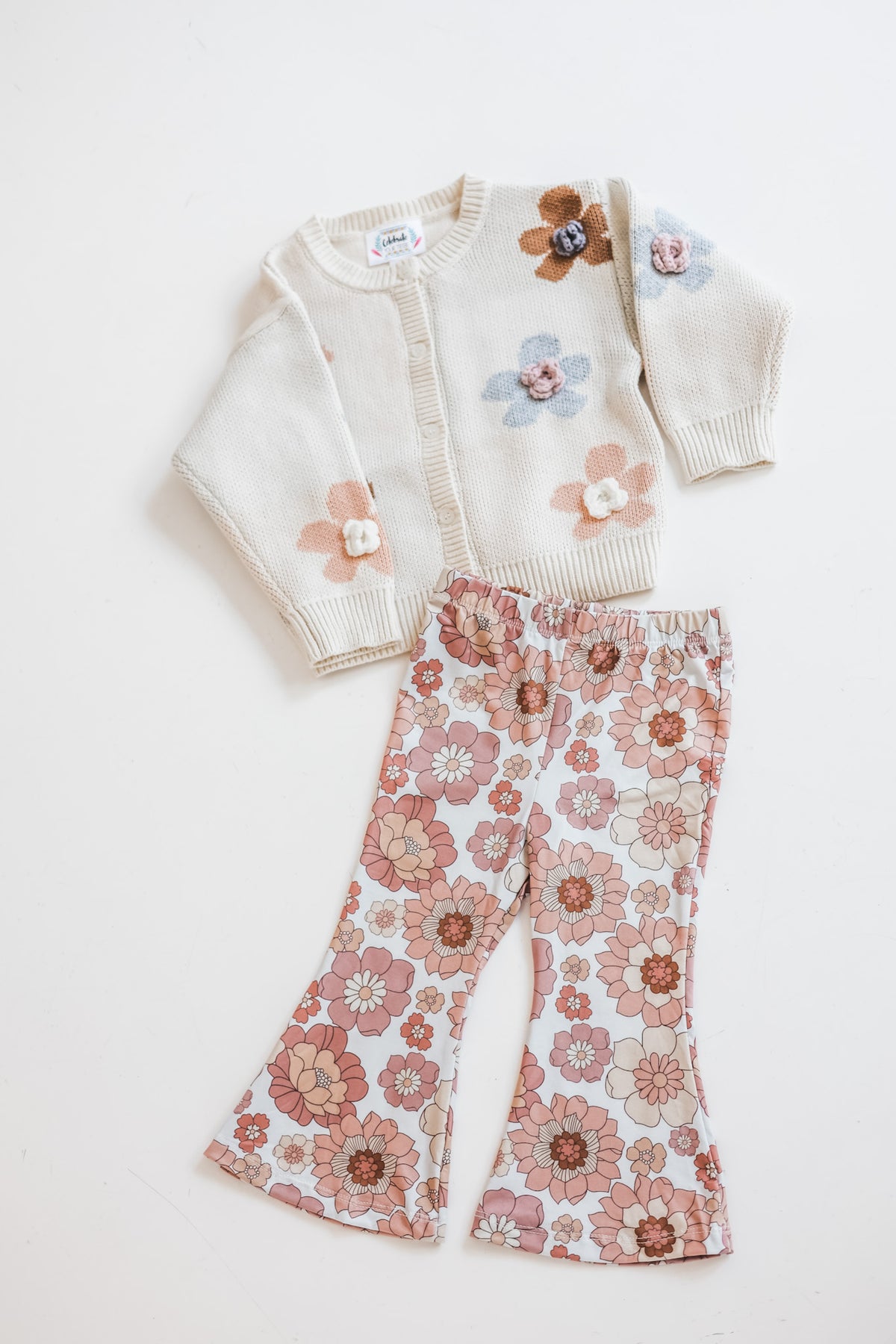 Retro Flower Flares