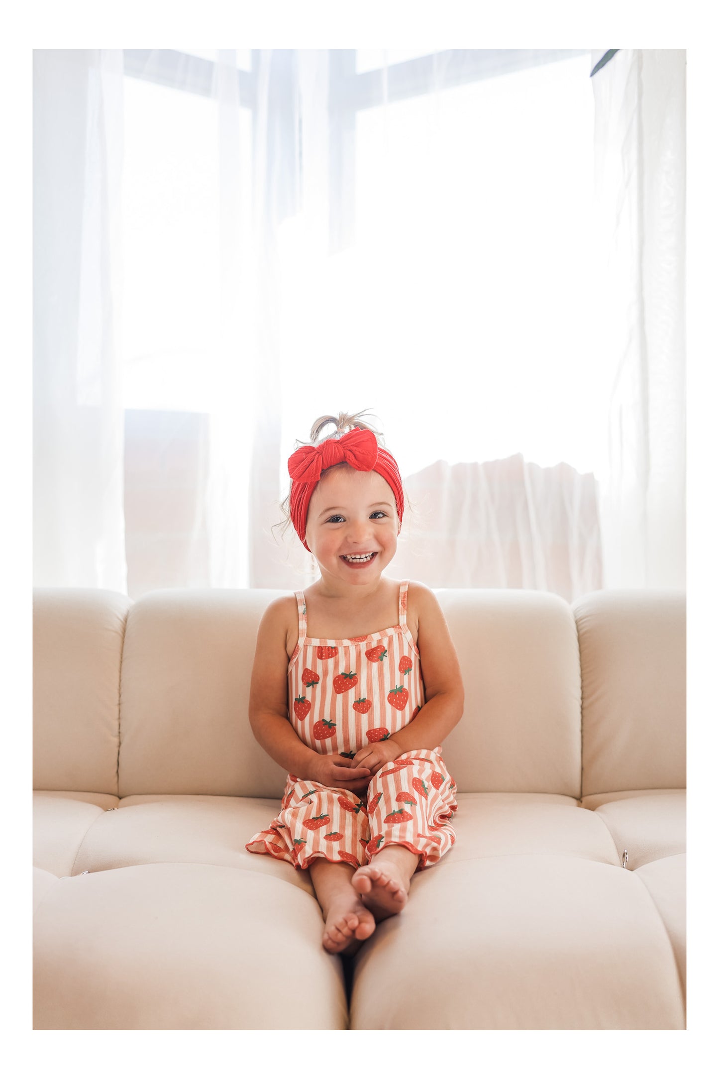 Red Bow Headband