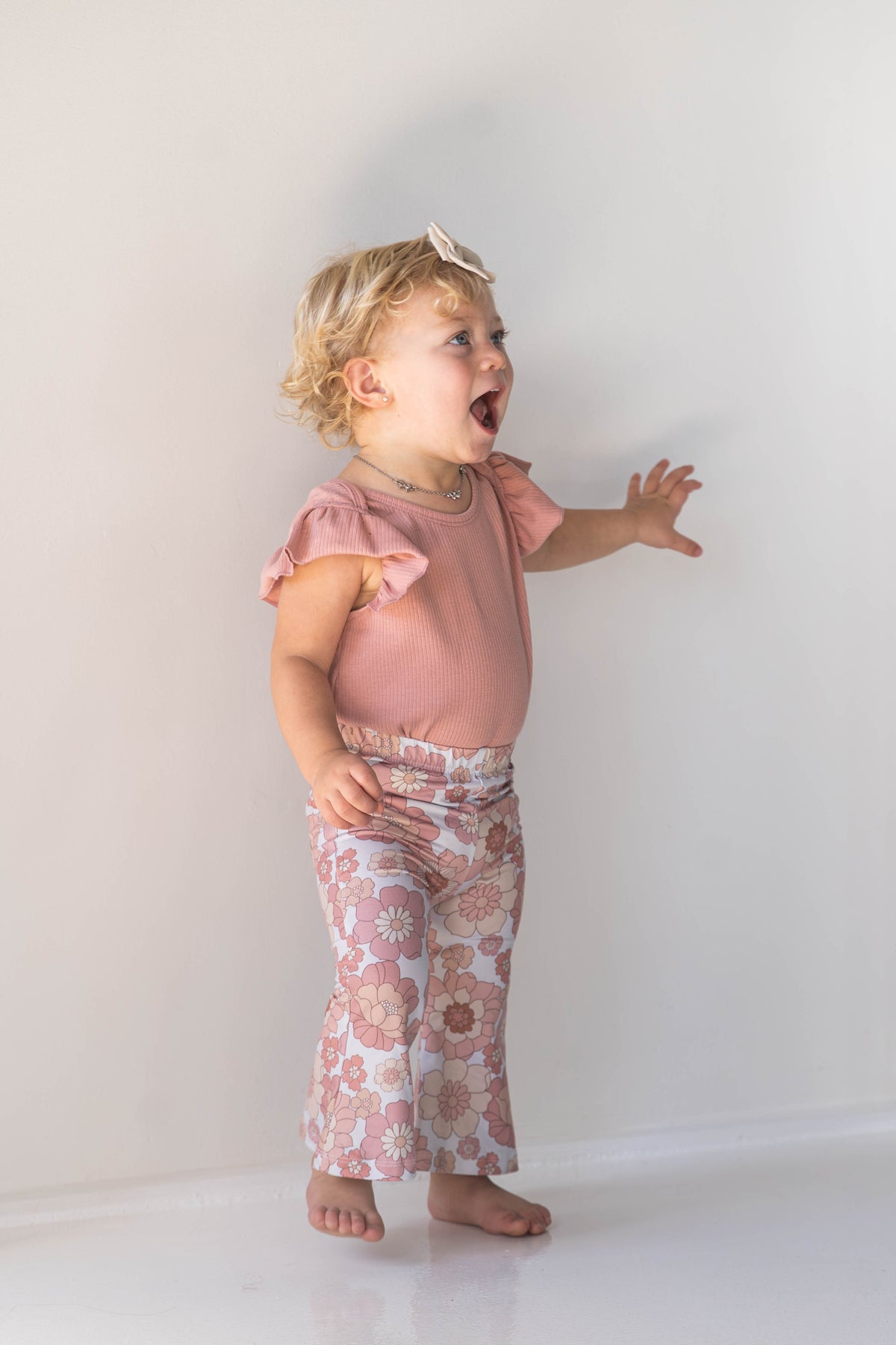Retro Flower Flares