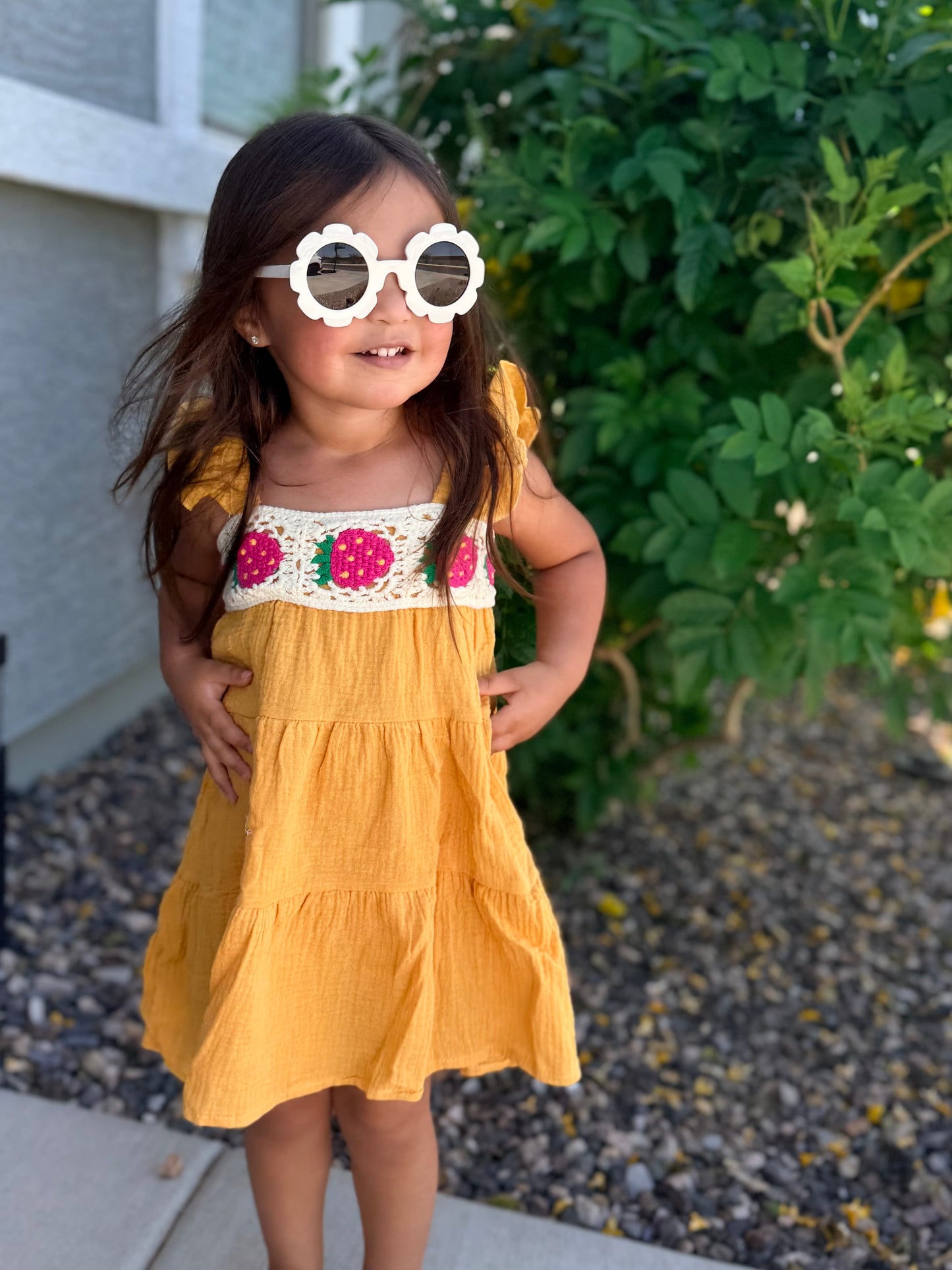 Crochet Berry Dress