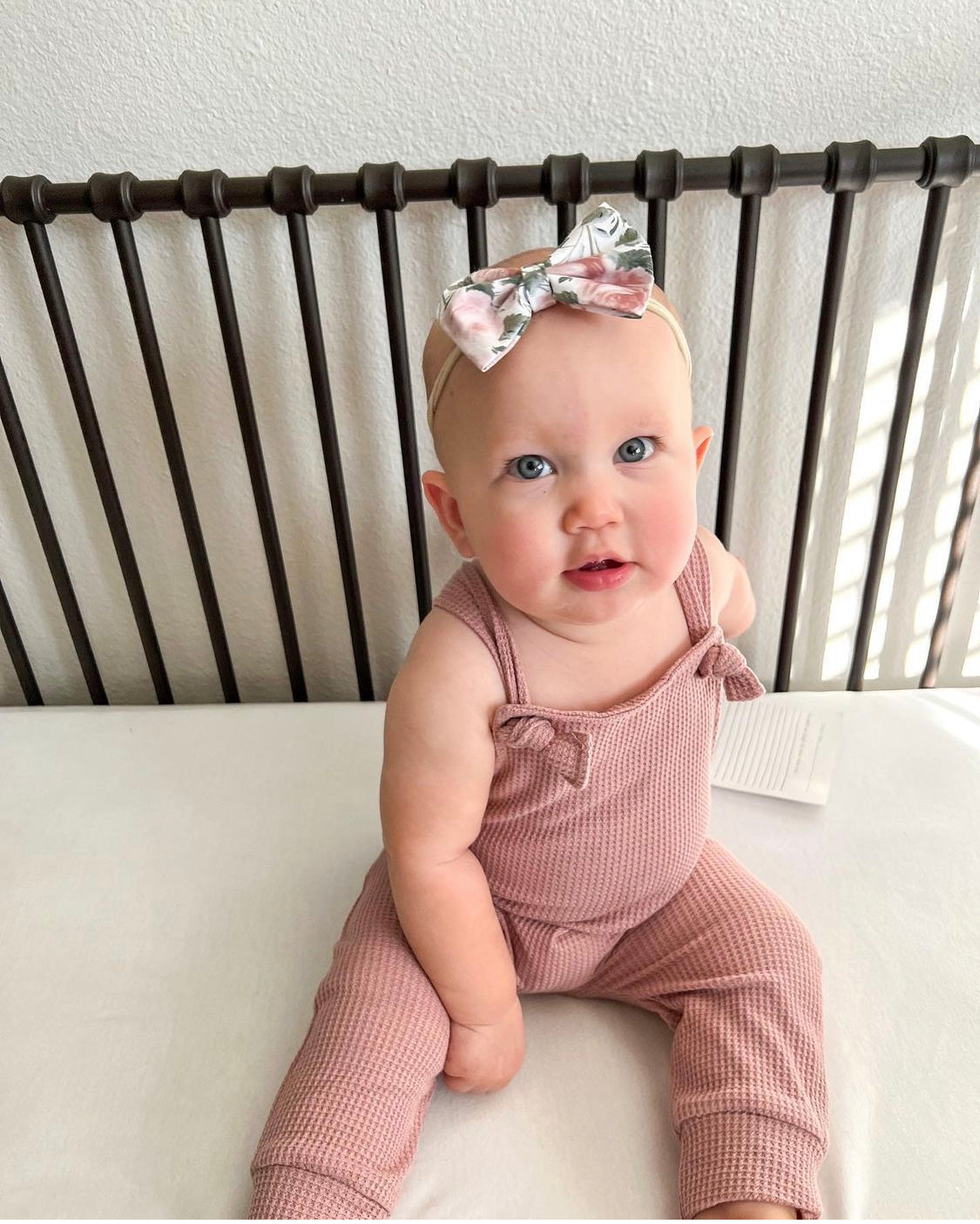 Blush Knotted Pant Overalls