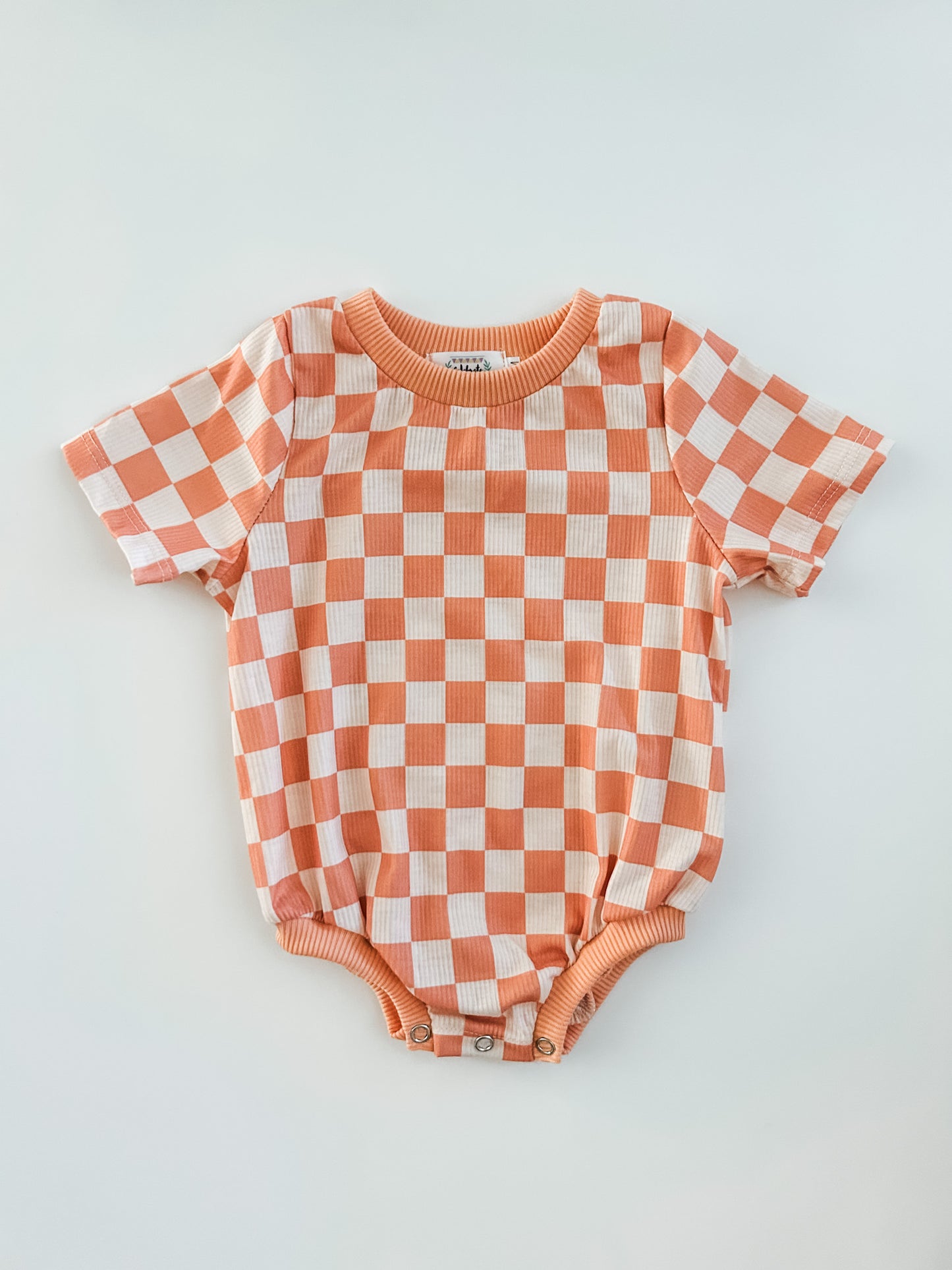 Retro Check Romper
