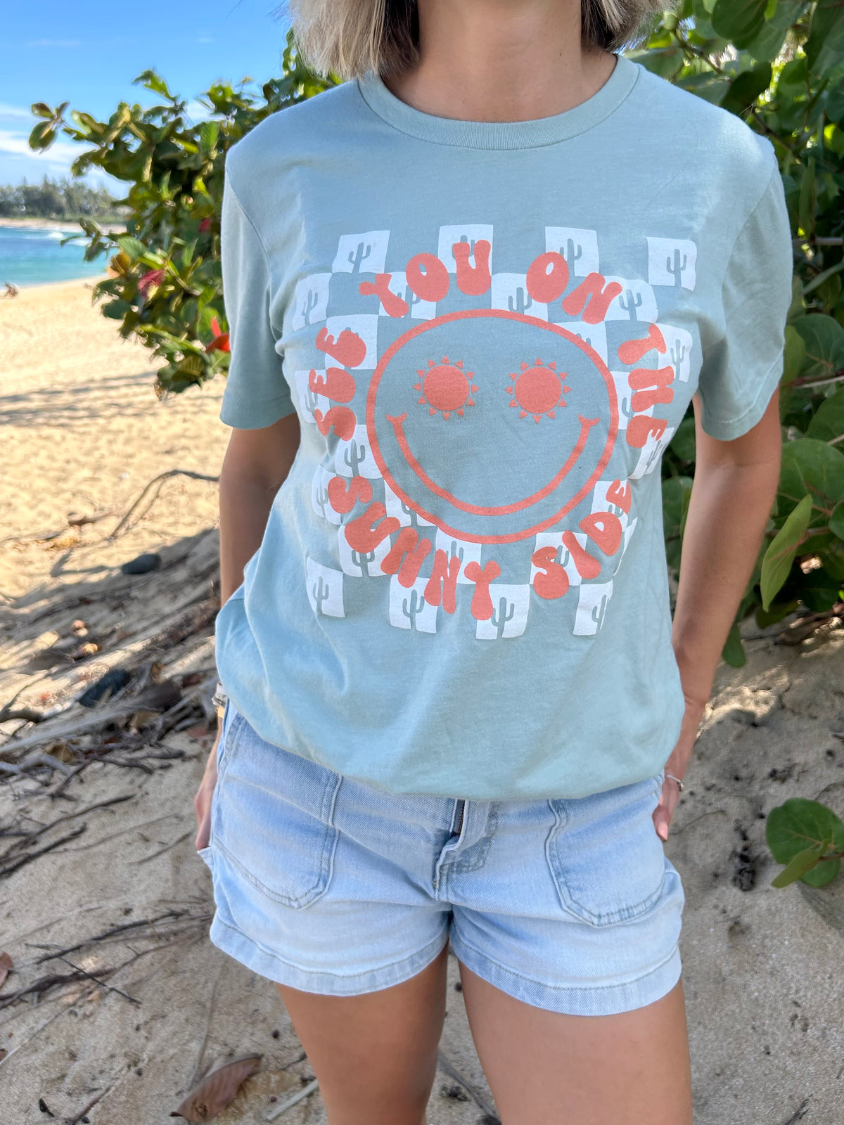 Sunny Side Women's Blue Shirt