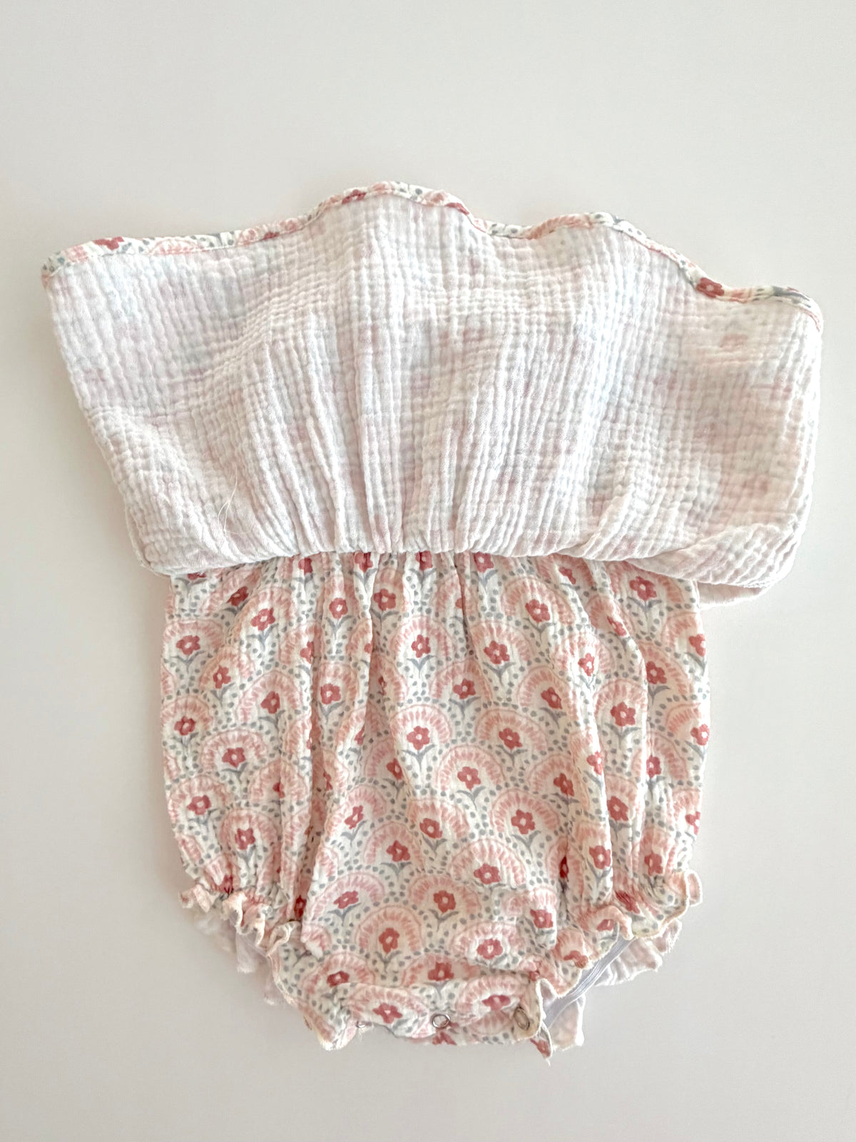 Crochet Meadow Romper Dress