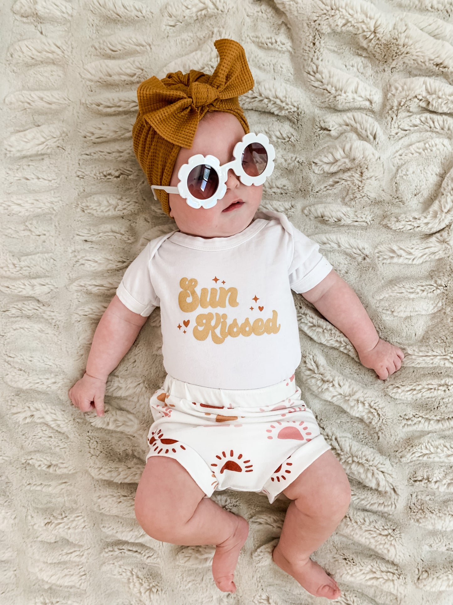 White Flower Sunglasses