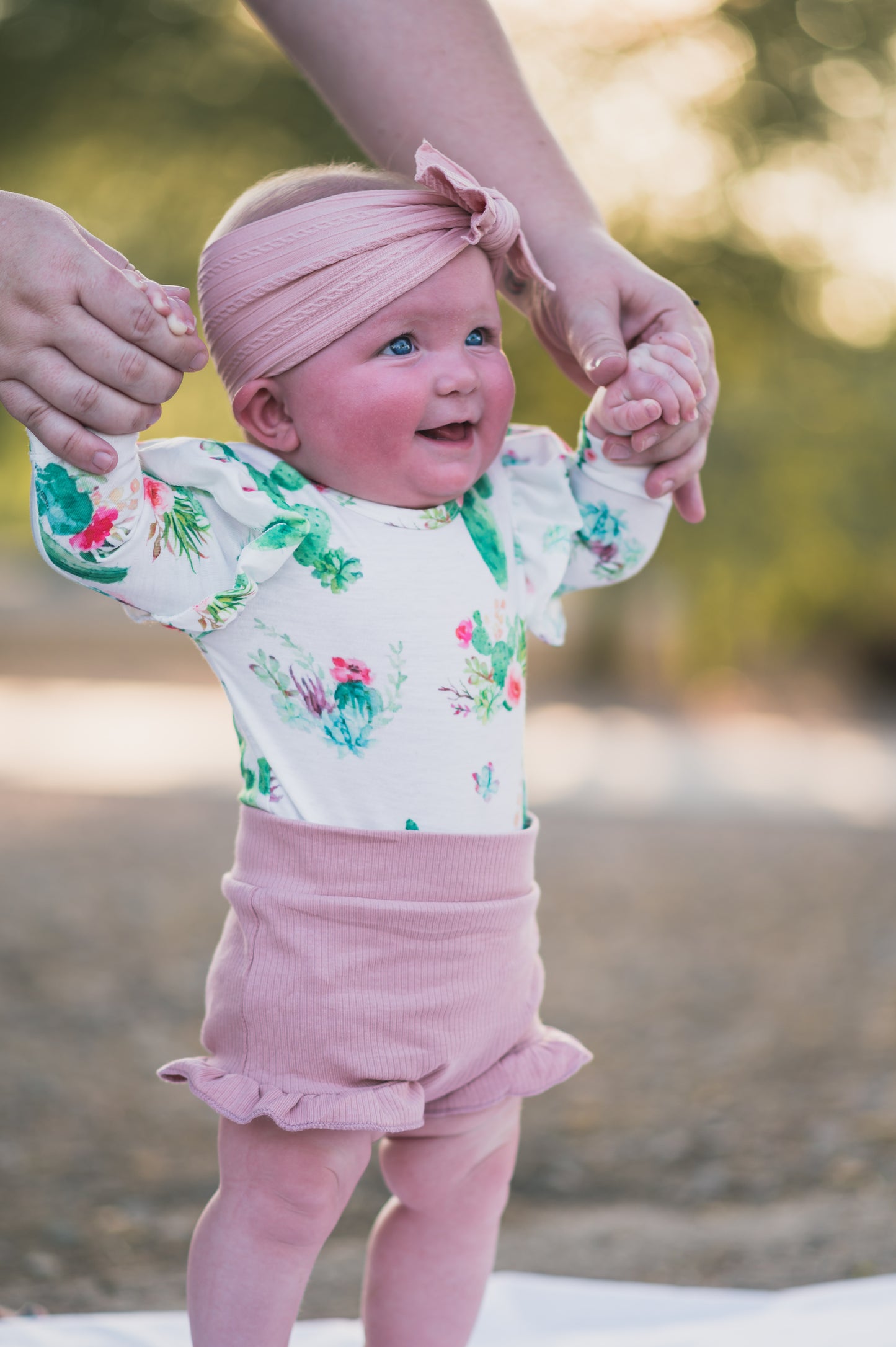Desert Garden Long Sleeve Bodysuit