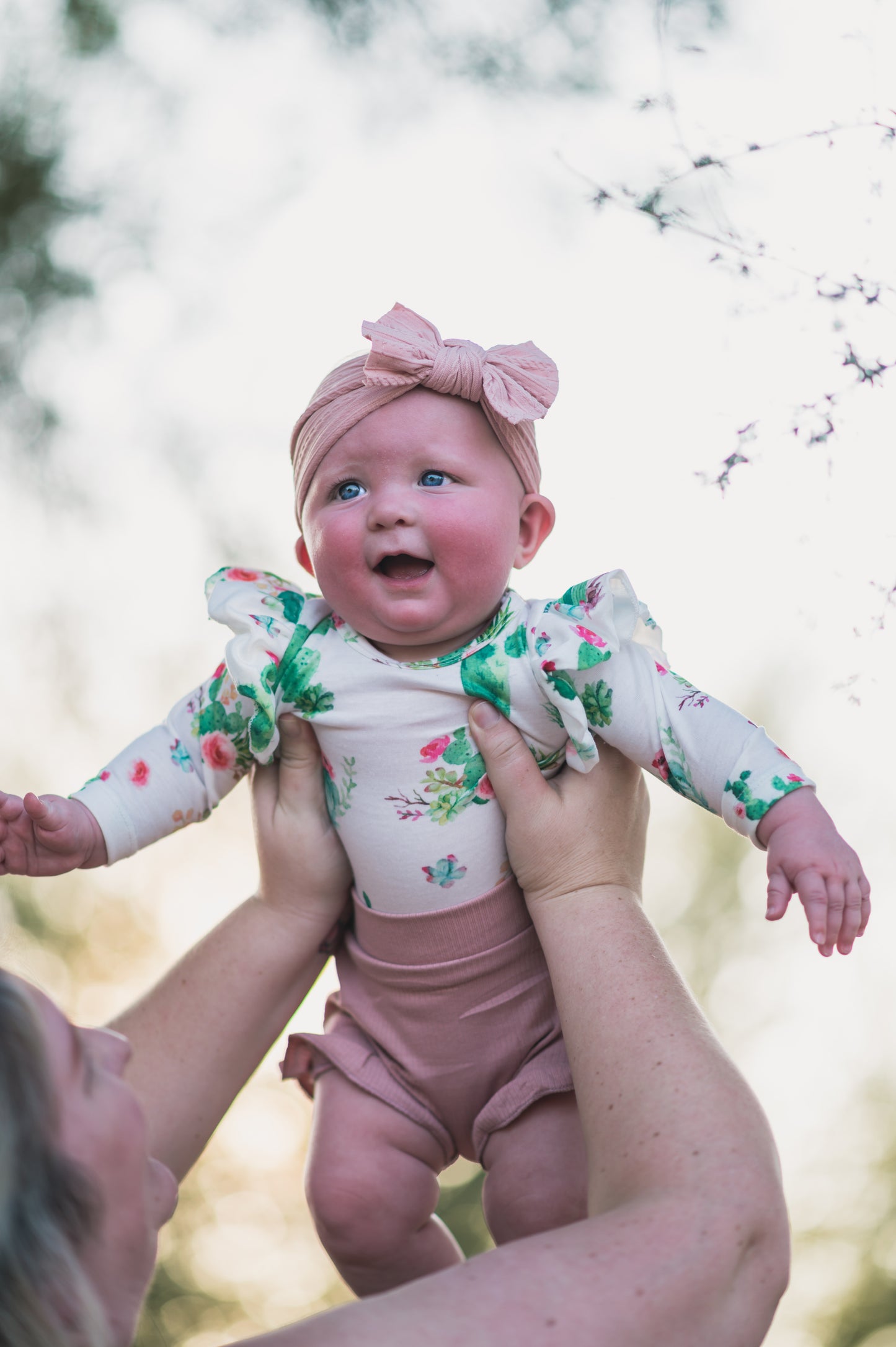 Desert Garden Long Sleeve Bodysuit