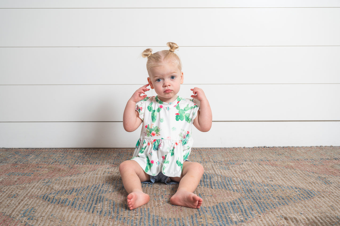 Desert Garden Flutter Sleeve Top