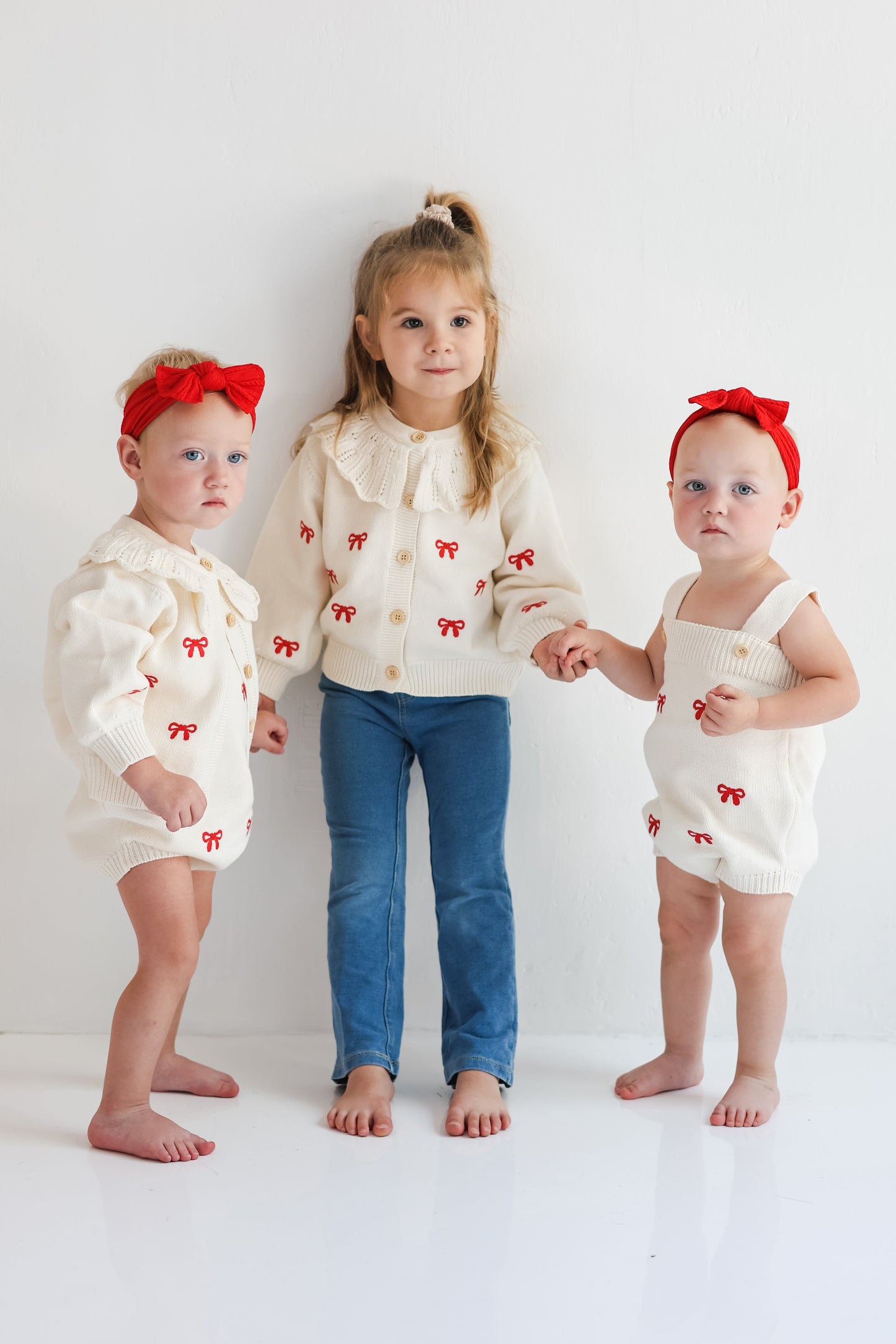 Red Bow Cardigan