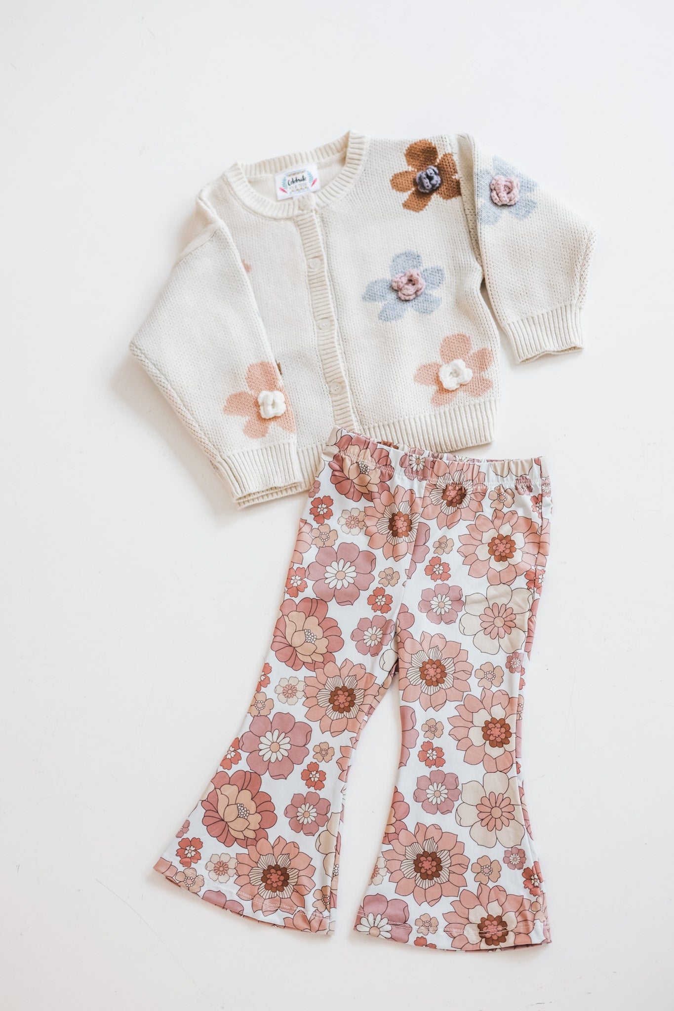 Retro Flower Flares