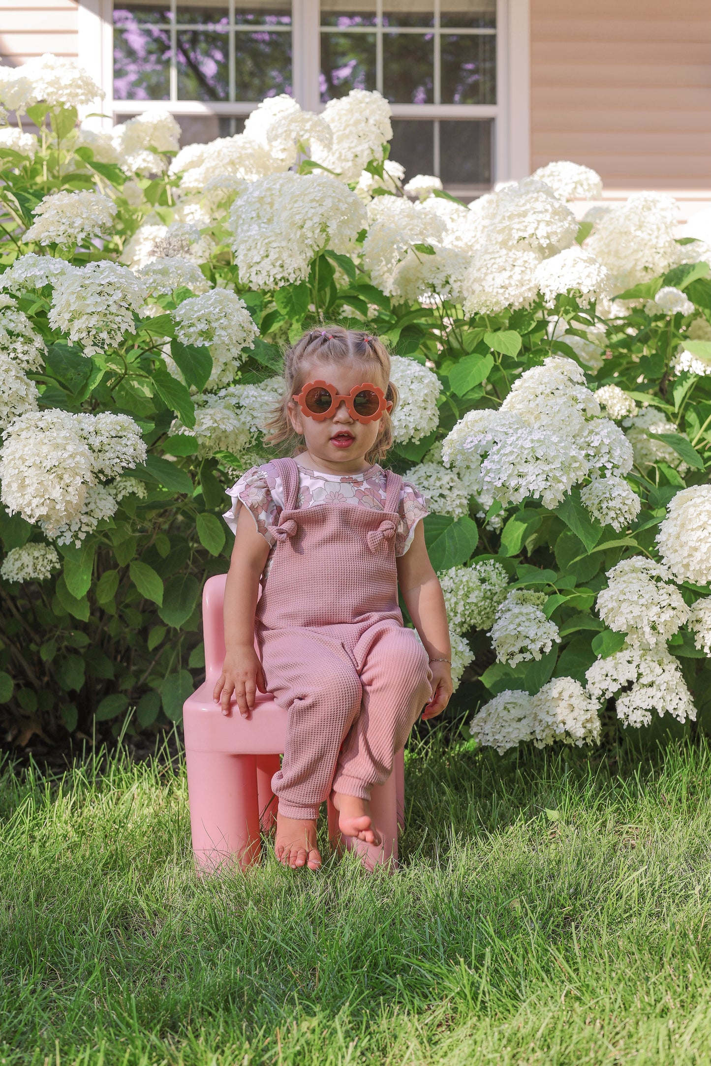 Blush Knotted Overalls