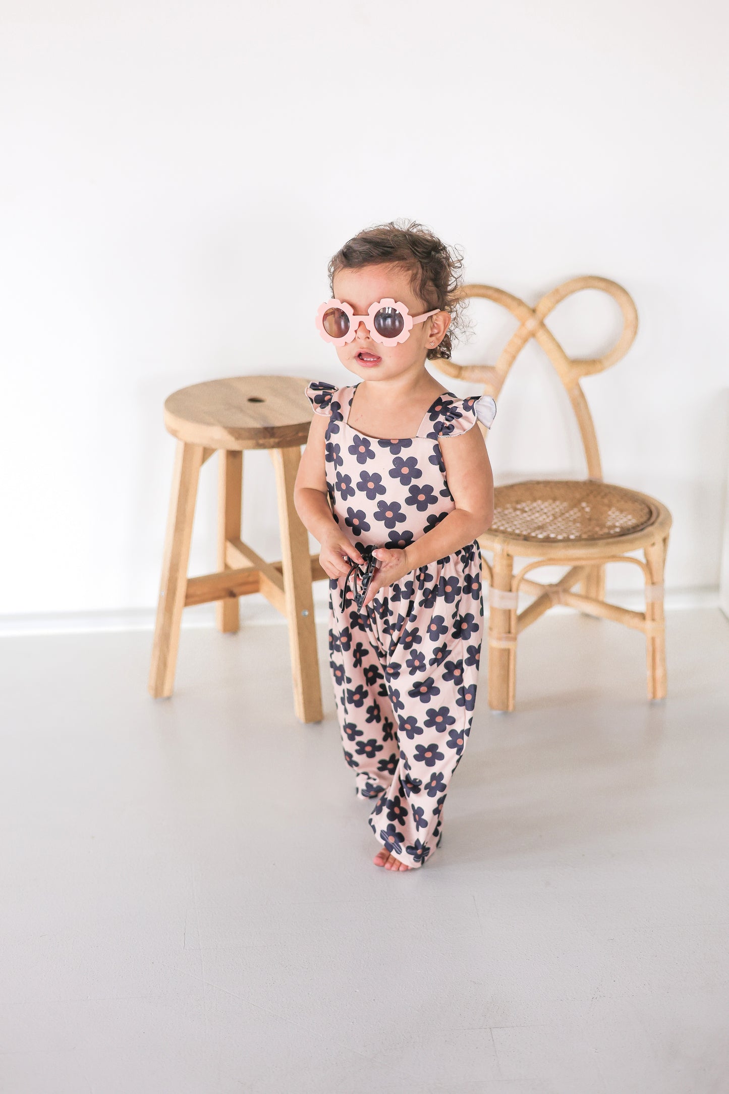 Peach Flower Sunglasses