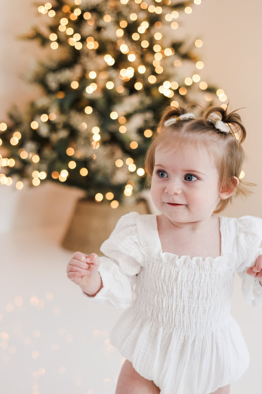 Winter Whimsy Girl's Romper