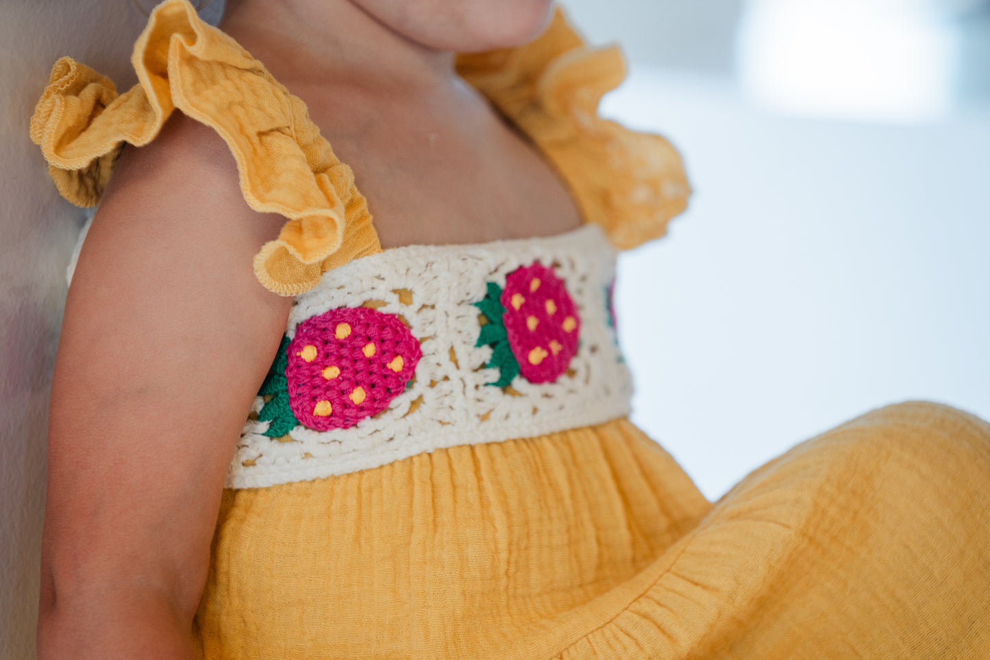 Crochet Berry Dress
