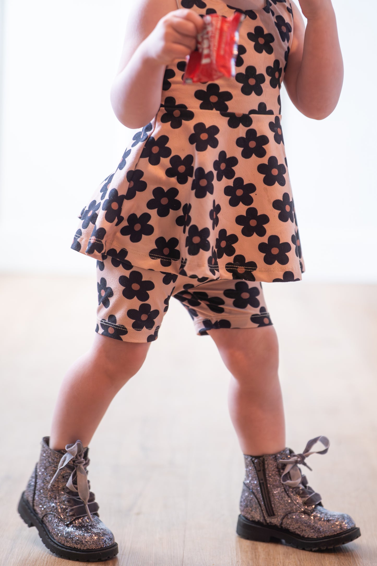 Miss Daisy Bike Shorts Set