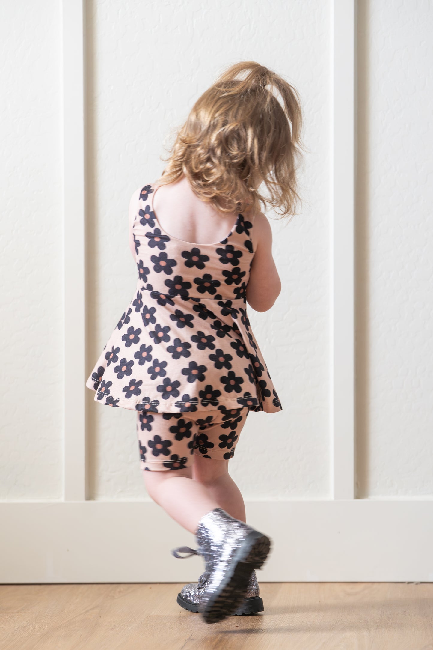 Miss Daisy Bike Shorts Set