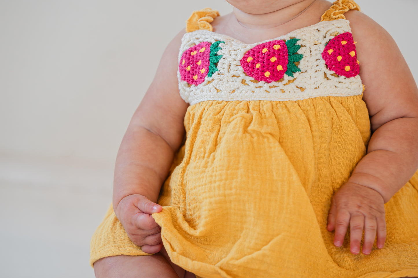 Crochet Berry Dress Romper (pre-order)