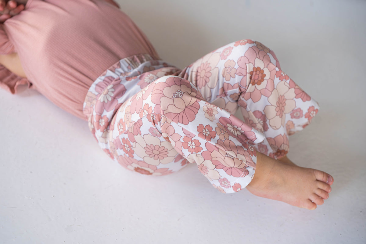 Retro Flower Flares