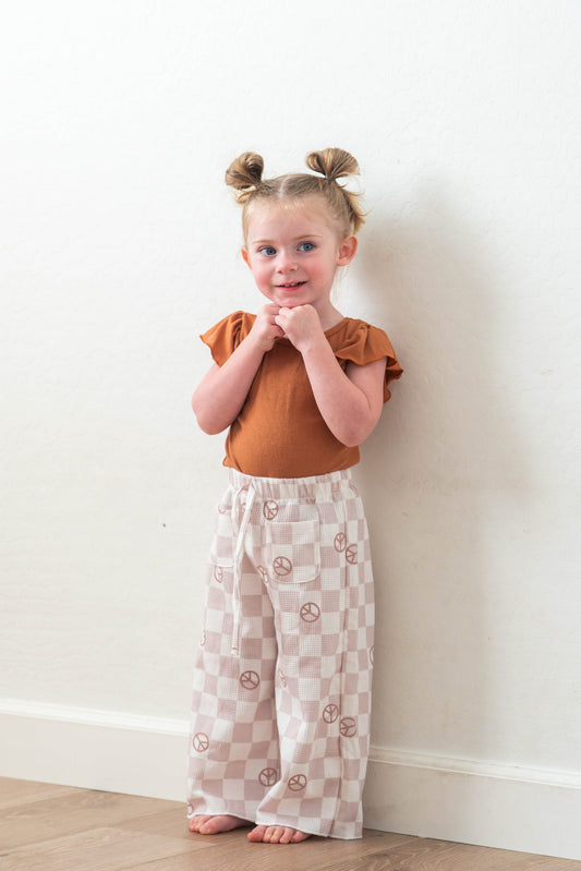 Peace Out Wide Leg Pants