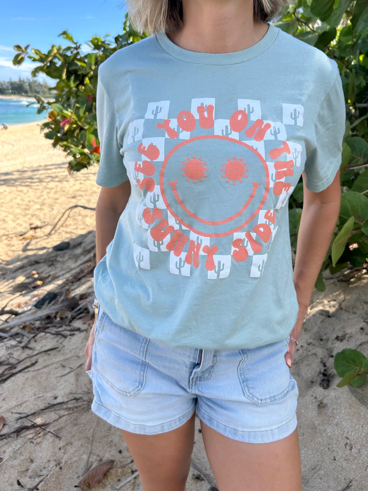 Sunny Side Women's Blue Shirt