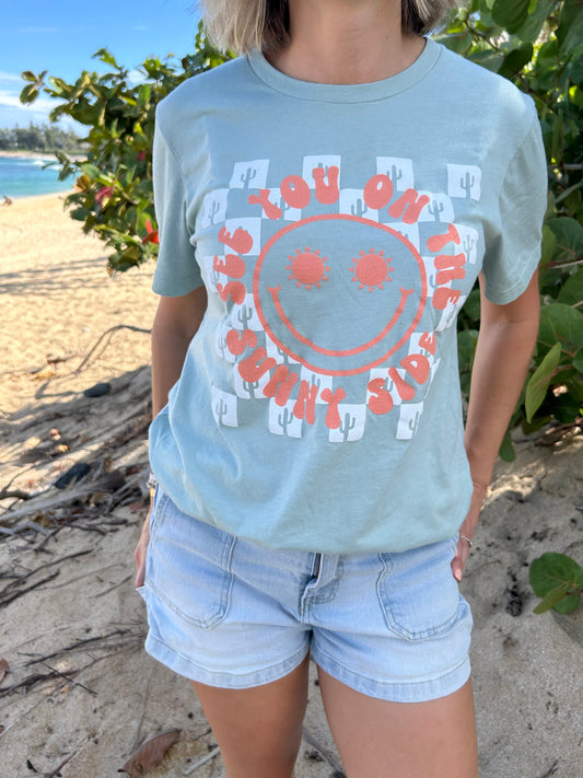 Sunny Side Women's Blue Shirt