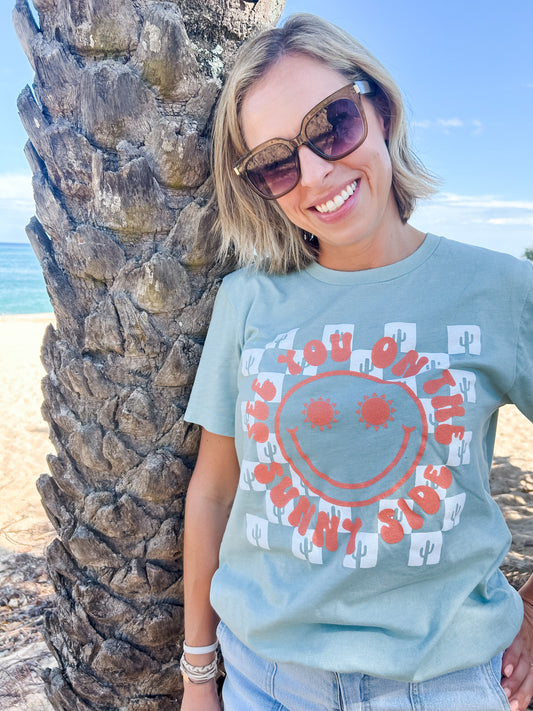 Sunny Side Women's Blue Shirt