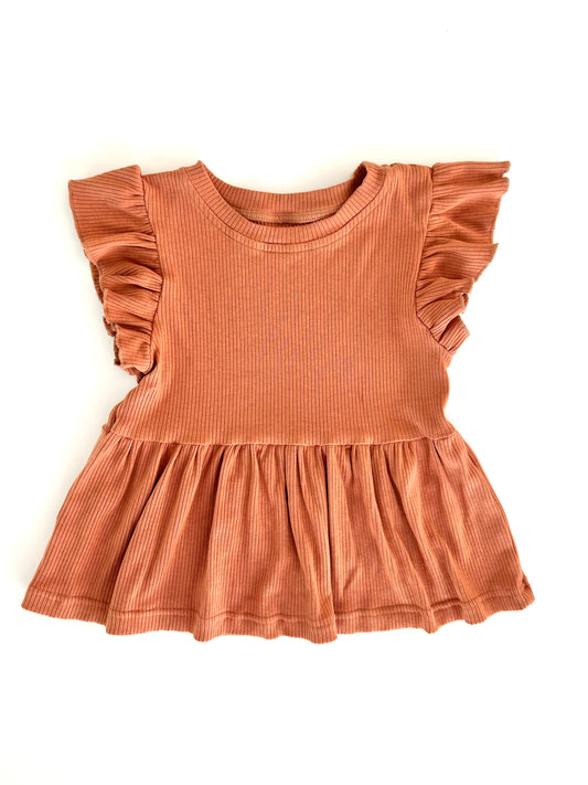 Butterfly Flutters Orange Top