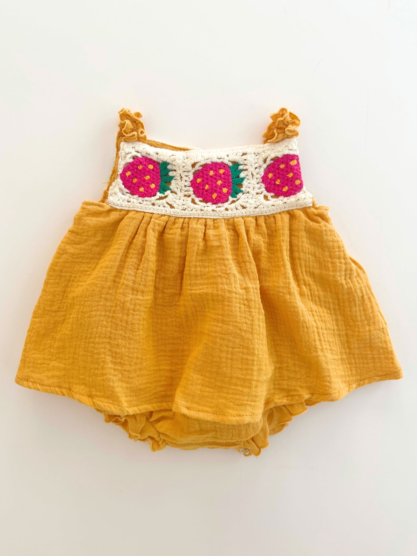 Crochet Berry Dress Romper (pre-order)
