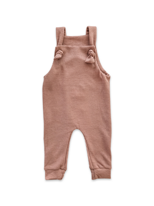 Blush Knotted Pant Overalls