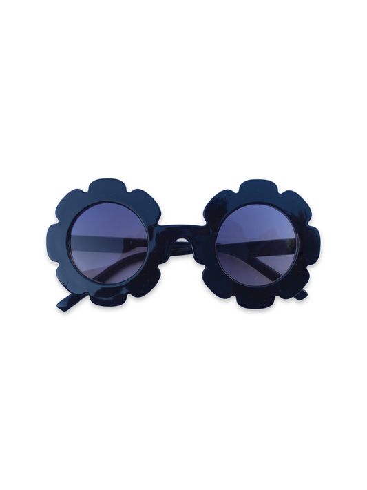 Black Flower Sunglasses