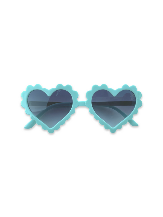 Mint Heart Sunglasses