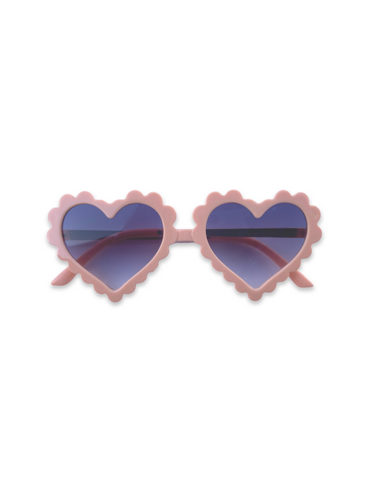 Peach Heart Sunglasses