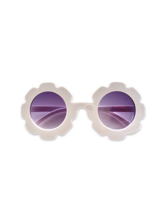 White Flower Sunglasses