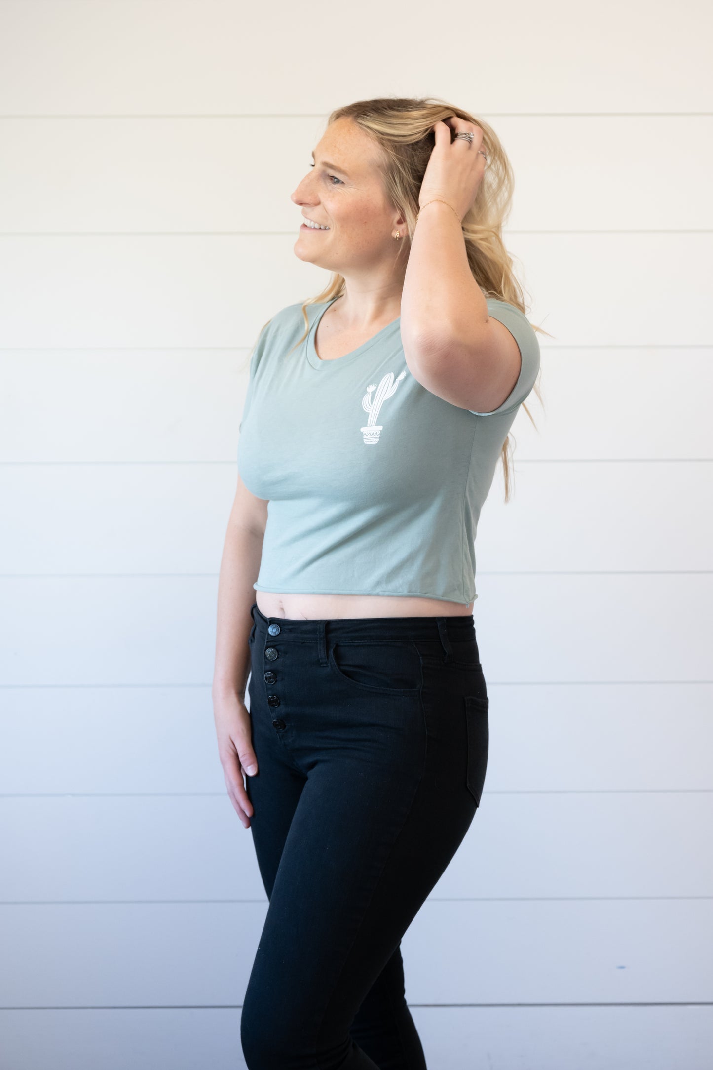 Women's Cactus Pocket Crop Tee