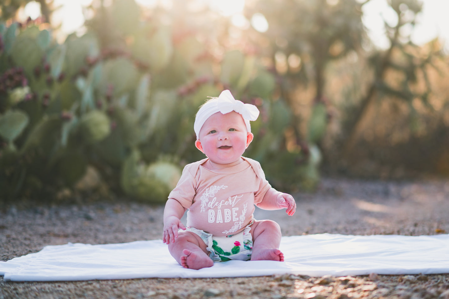 White Bow Headband