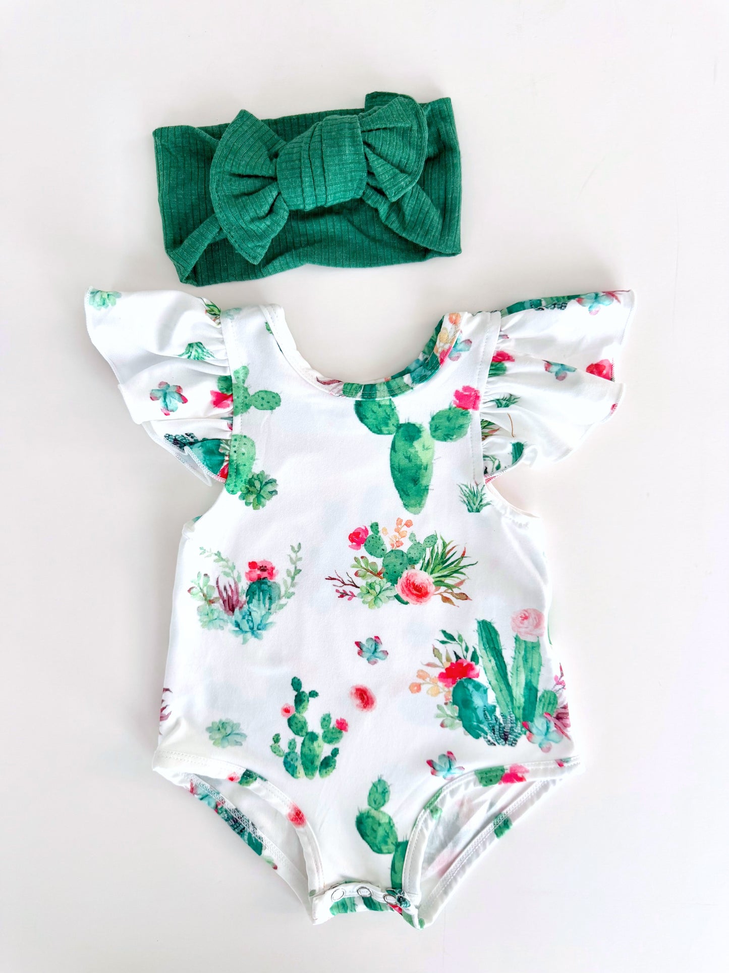 Desert Garden Short Sleeve Bodysuit (preorder)